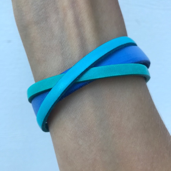 NEW Peyote Bird Designs Leather Cuff Bracelet - Picture 4 of 5